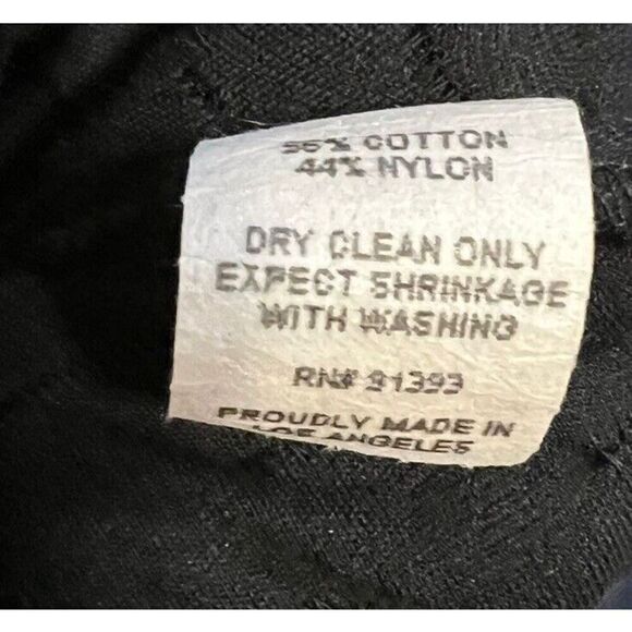 EDW Spirithouse Womens Medium A-Line Tunic Dress Black Ripple Textured Pockets - Picture 9 of 9